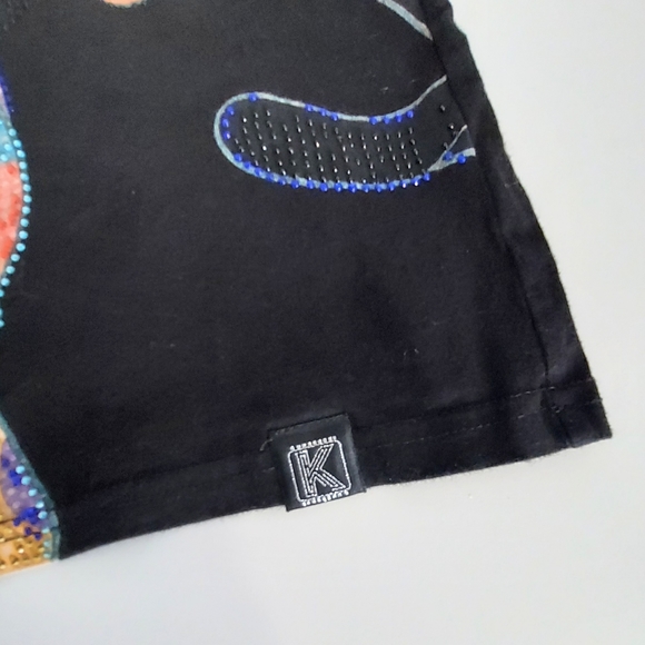 Tune Squad Mens Medium Shirt Daffy Duck Space Jam DeKryptic Unisex Rhinestones - Picture 4 of 8